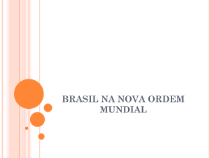 brasil na nova ordem mundial