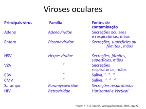 Viroses oculares