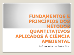 fundamentos e princípios dos métodos quantitativos