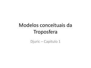 Modelos conceituais da Troposfera