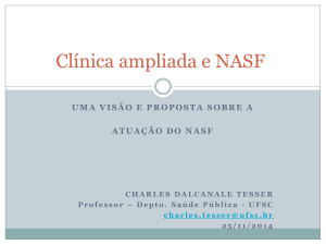 Clínica ampliada e NASF