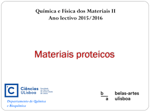Materiais proteicos - Moodle