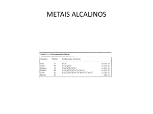 aula de metais alcalinos.