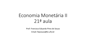 Aula 21 - Instituto de Economia