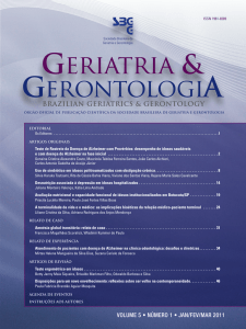Geriatria - Sociedade Brasileira de Geriatria e Gerontologia