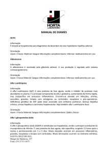 manual de exames - Laboratório Horta