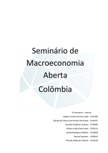 Seminário de Macroeconomia Aberta Colômbia