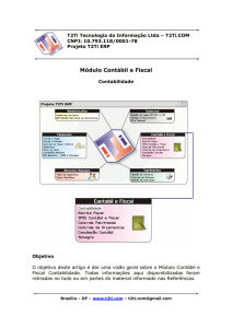 Módulo Contábil e Fiscal