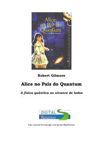 Robert Gilmore,Alice no país do Quantum