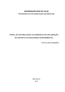 Impacto da estimulação de via anti-inflamatória