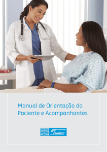 Manual de Orientação do Paciente e Acompanhantes