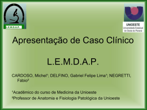 Apresentação de Caso Clínico LEMDAP