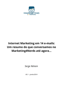 Internet Marketing em 14 e-mails: Um resumo do