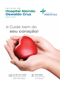 Cuide bem do seu coração! - Hospital Alemão Oswaldo Cruz