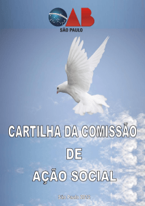 Cartilha da Comissão de Ação Social - 2012