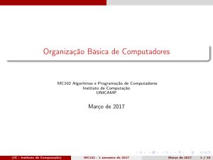 Aula 1 - Organização Básica de Computadores e Linux - IC