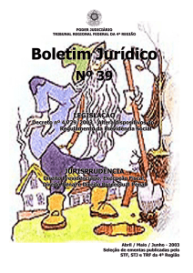 Boletim Jurídico Nº 39