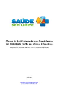 Manual de Ambiência dos Centros Especializados em Reabilitação