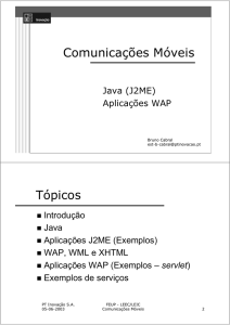 Comunicações Móveis Tópicos