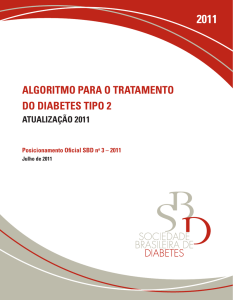 Algoritmo pArA o trAtAmento do diAbetes tipo 2