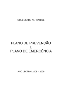 COLÉGIO DE ALFRAGIDE_PLANO_EMERGÊNCIA