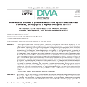 Fenômenos sociais e problemáticas em águas amazônicas