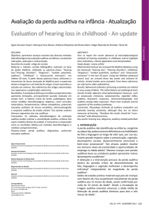 Avaliação da perda auditiva na infância