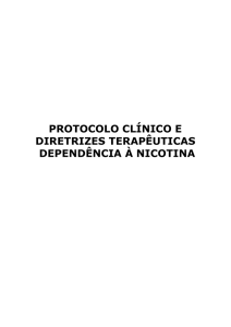 protocolo clínico e diretrizes terapêuticas