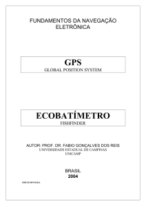 GPS ECOBATÍMETRO