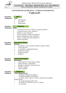 Disciplina - Colégio Nossa Senhora do Rosário | Cornélio Procópio