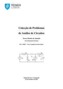 Colecc¸ ˜ao de Problemas de An´alise de Circuitos