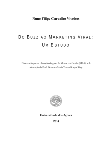Do buzz ao marketing viral : um estudo