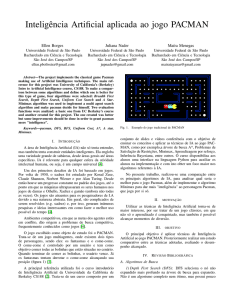 Inteligência Artificial aplicada ao jogo PACMAN - IC