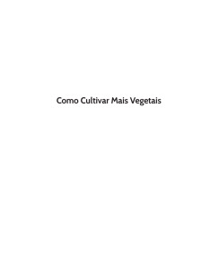 Como Cultivar Mais Vegetais