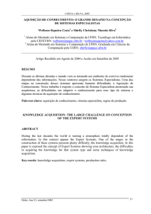 AQUISIÇÃO DE CONHECIMENTO: O GRANDE DESAFIO NA