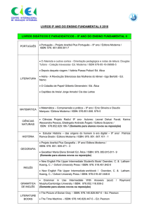 livros 9º ano do ensino fundamental ii 2016 livros didáticos e