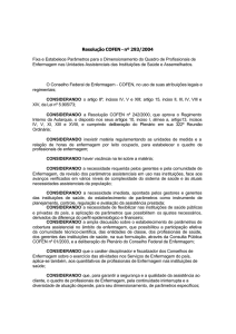 Resolução COFEN nº 293-2004
