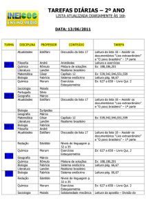 TAREFAS DIÁRIAS – 2º ANO