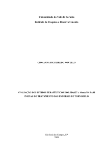 Universidade do Vale do Paraíba Instituto de Pesquisa e