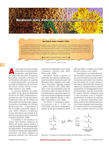 Biodiesel: Uma Alternativa de Combustível Limpo