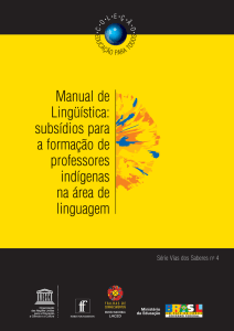 Manual de Linguística - subsidios para a - Pronacampo