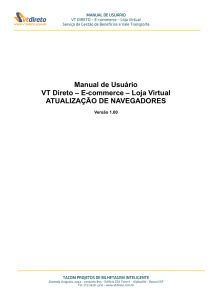 Manual VT Direto - Atualização de Navegadores