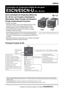 Controlador de Temperatura Digital de uso geral E5CN/E5CN