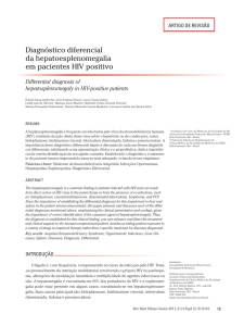 Diagnóstico diferencial da hepatoesplenomegalia em pacientes HIV