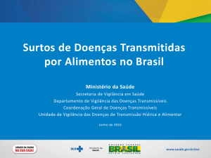 Surtos de Doenças Transmitidas por Alimentos no Brasil