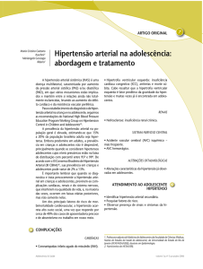 Hipertensão arterial na adolescência: abordagem e tratamento