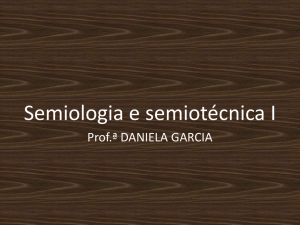 Semiologia e semiotécnica I