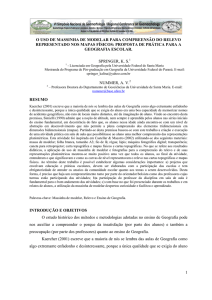 1 o uso de massinha de modelar para compreensão do relevo