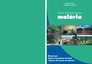 Ações de controle de endemias: malária - BVS MS