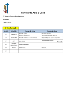 6º ano b - matutino